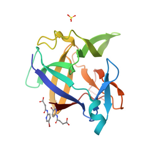 Rcsb Pdb 6y8m Fragment Bikinin Bound To Interleukin 1 Beta