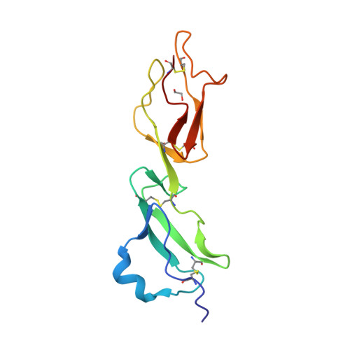 Rcsb Pdb 2yby Structure Of Domains 6 And 7 Of The Mouse Complement Regulator Factor H