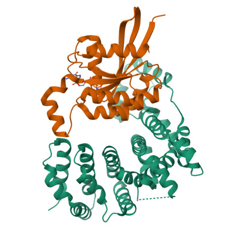 Rcsb Pdb 4yc7 Crystal Structure Of Human Fmnl2 Gbd Fh3 Domains Bound To Cdc42 Gppnhp