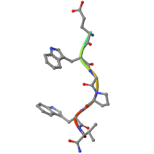 Rcsb Pdb 2ymt Gamma 2 Adaptin Ear Domain Crystal Structure With Phage Peptide Geewgpwv