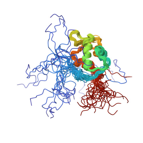 Rcsb Pdb 1z1m Nmr Structure Of Unliganded Mdm2