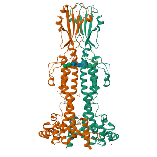 Rcsb Pdb 6z8g Crystal Structure Of Vsg13 Soaked In 0 5 M Used To Phase Vsg13 To Solve The Structure