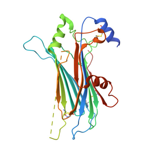 RCSB PDB - 4ZKC: The chemokine binding protein of orf ...