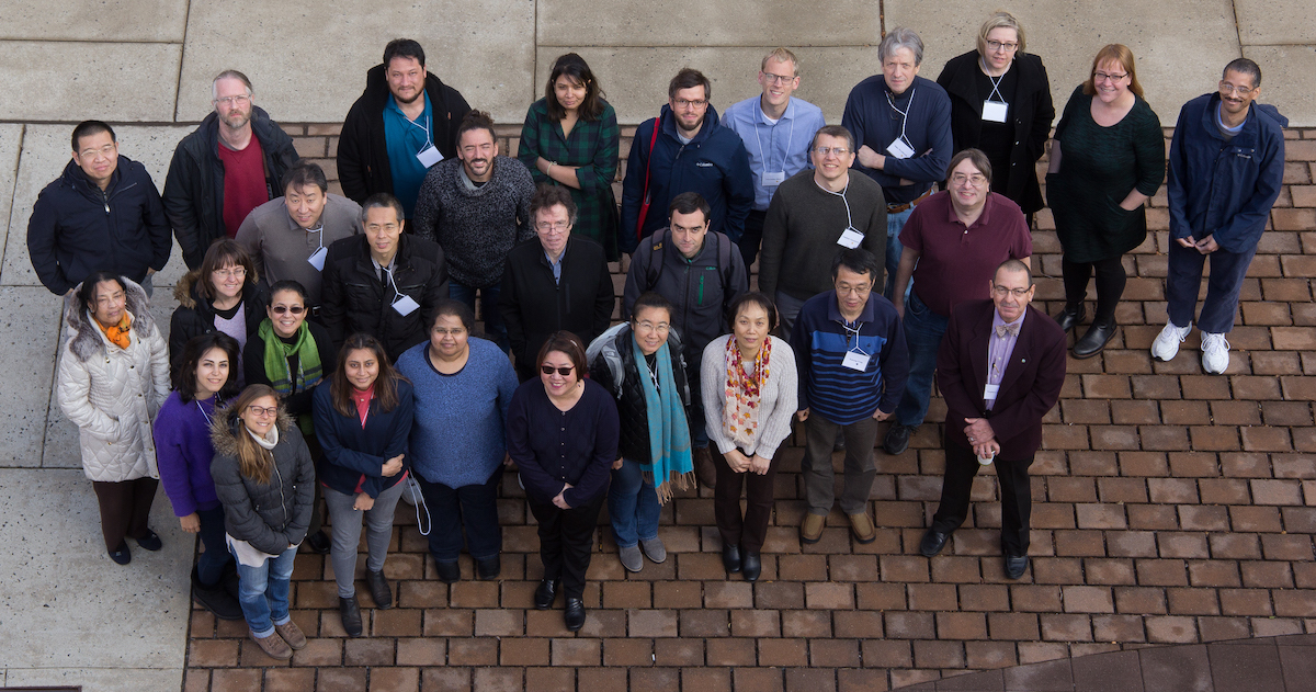 RCSB PDB team pictured at the January 2020 <I>Cloud Technologies Best Practices</I> hosted by the Institute for Quantitative Biomedicine at Rutgers, The State University of New Jersey.