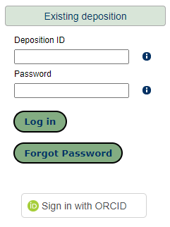 ORCiD sign-in button