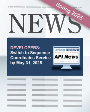 The RCSB PDB newsletter is published quarterly.