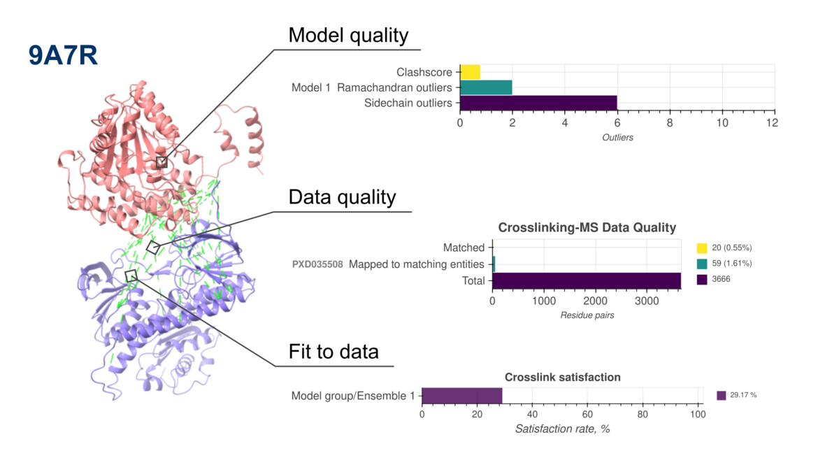 <I>New version of PDB-IHM validation reports now include assessments of crosslinking mass spectrometry-based structure models</I>