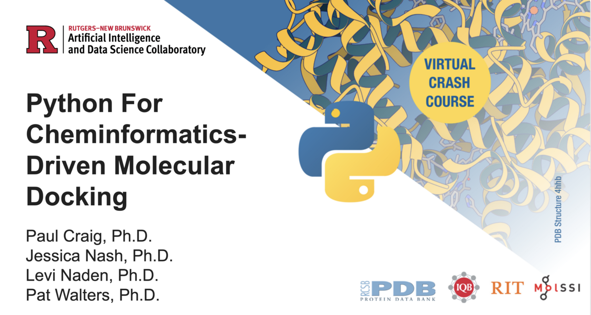 <I>Watch: Python For Cheminformatics-Driven Molecular Docking</I>