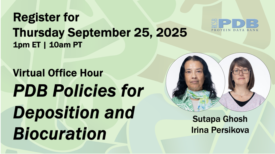 <I>Register for the September 25 Virtual Office Hour on PDB Policies</I>