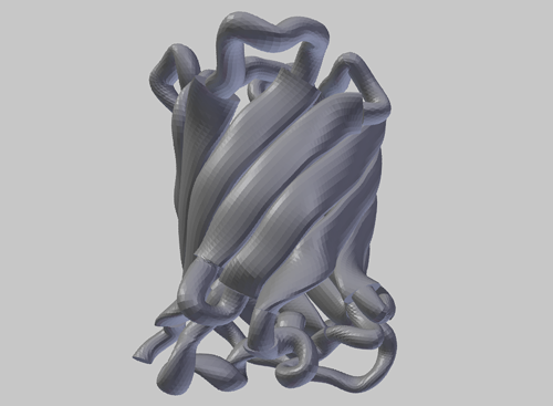 GFP 3D model view