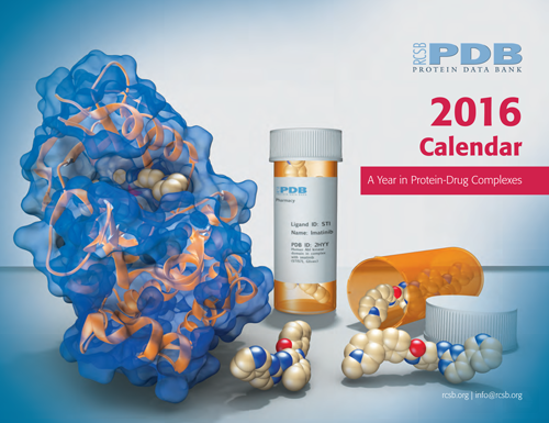 PDB-101: 2016 Calendar: A Year In Protein-Drug Complexes