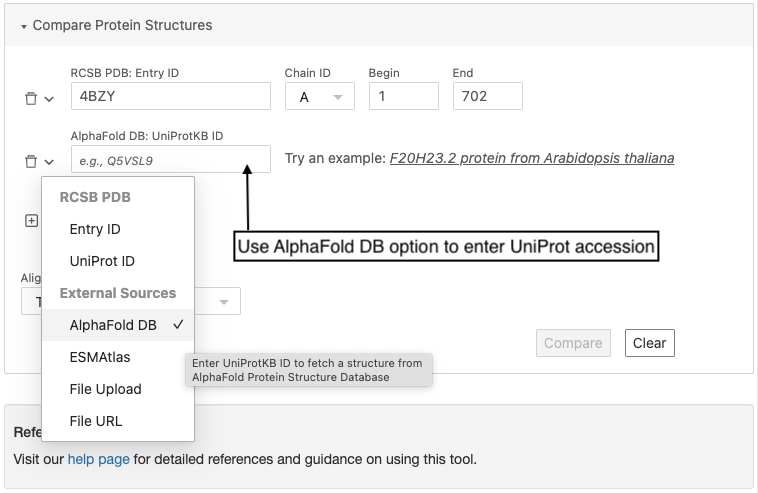 Figure 14: Reference predicted model available in the AlphaFold DB