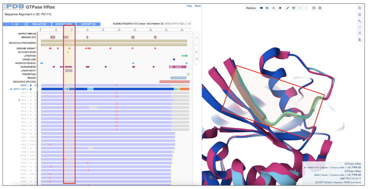 Explore Sequence Alignments in 3D