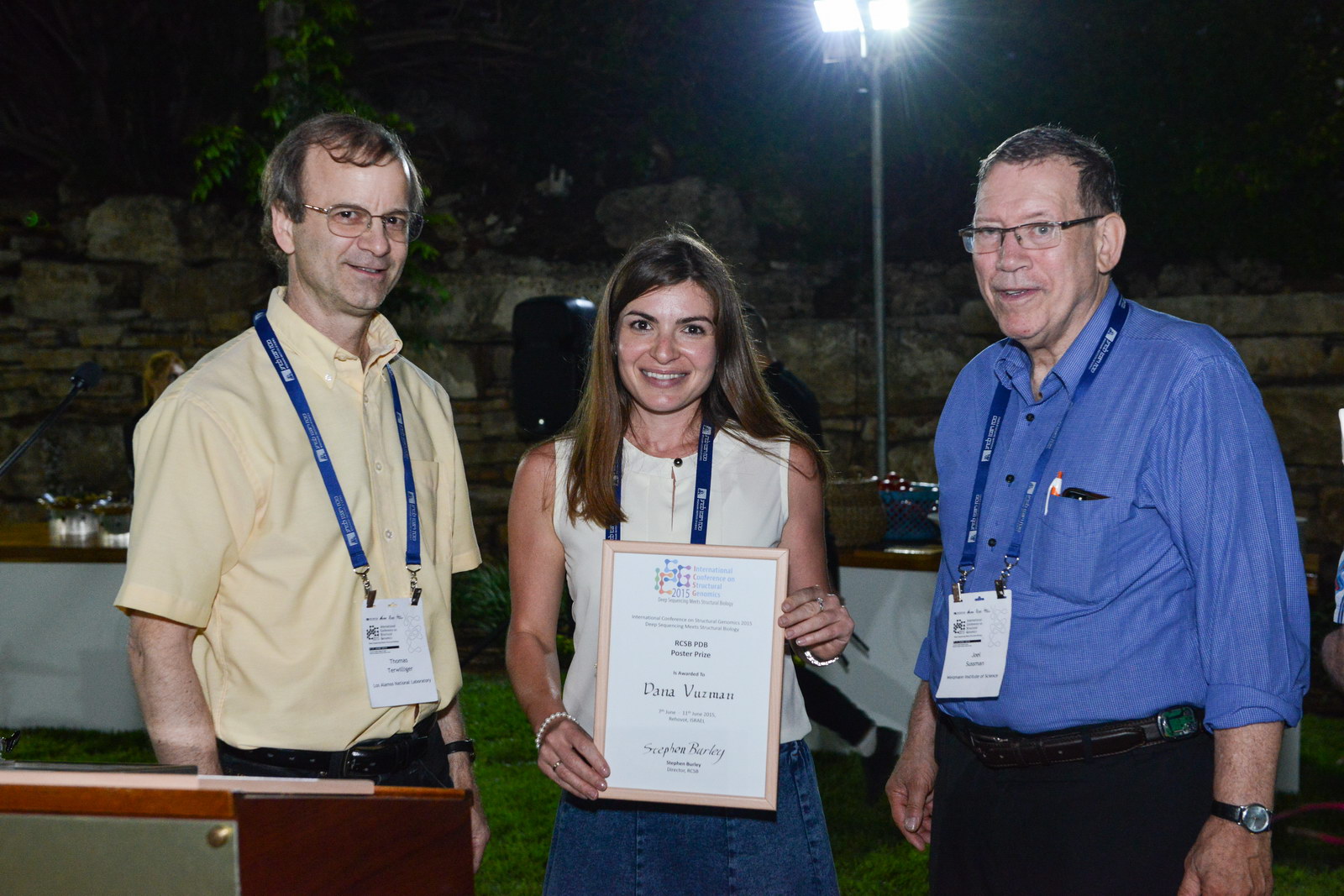 RCSB Prize ICGS2015 Dana Vuzman