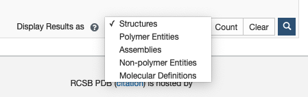 Small Molecule Search Results